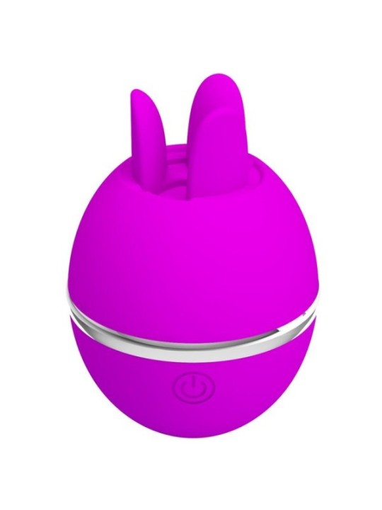 PRETTY LOVE - VIBRATEUR ROND EN SILICONE GEMINI BALL VIOLET