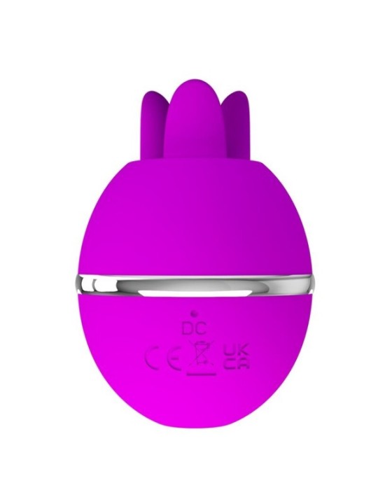 PRETTY LOVE - VIBRATEUR ROND EN SILICONE GEMINI BALL VIOLET