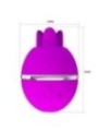 PRETTY LOVE - VIBRATEUR ROND EN SILICONE GEMINI BALL VIOLET