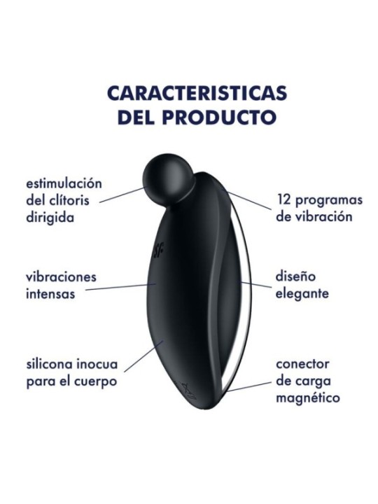 SATISFYER - SPOT ON 2 VIBRATEUR LAY-ON NOIR