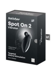 SATISFYER - SPOT ON 2 VIBRATEUR LAY-ON NOIR