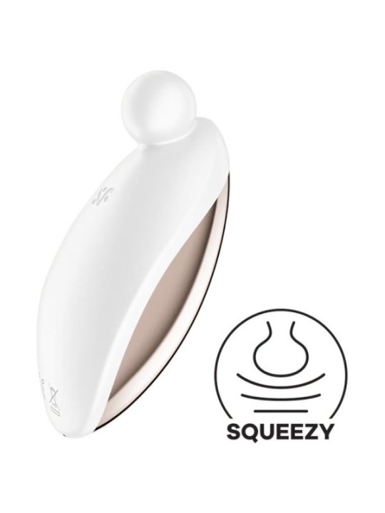 SATISFYER - SPOT ON 2 VIBRATEUR LAY-ON BLANC