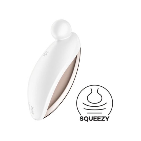 SATISFYER - SPOT ON 2 VIBRATEUR LAY-ON BLANC