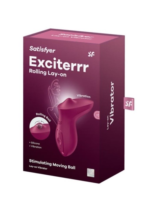 SATISFYER - VIBRATEUR EXCITERRR À POSER SUR LE CLITORIS FUCHSIA