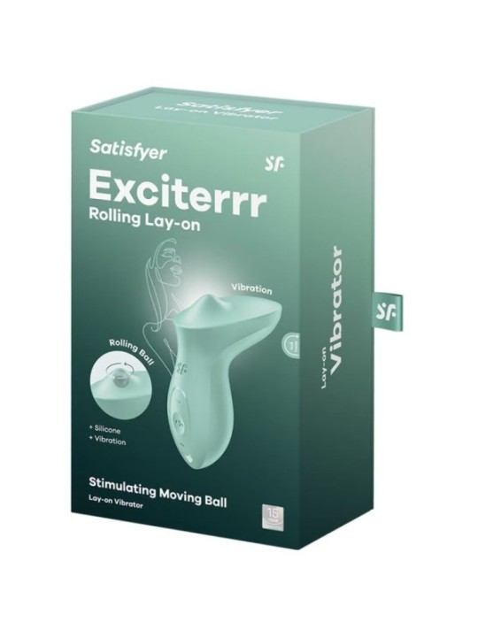 SATISFYER - VIBRATEUR EXCITERRR À POSER SUR LE CLITORIS MENTHE