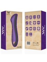 WOMANVIBE - VIBRATEUR RECHARGEABLE EN SILICONE MANDY POINT "K"
