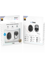 ONLINE - OEUF VIBRANT TÉLÉCOMMANDE S NOIR