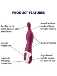 SATISFYER - VIBRATEUR AMAZING 1 ASPOT BAIE