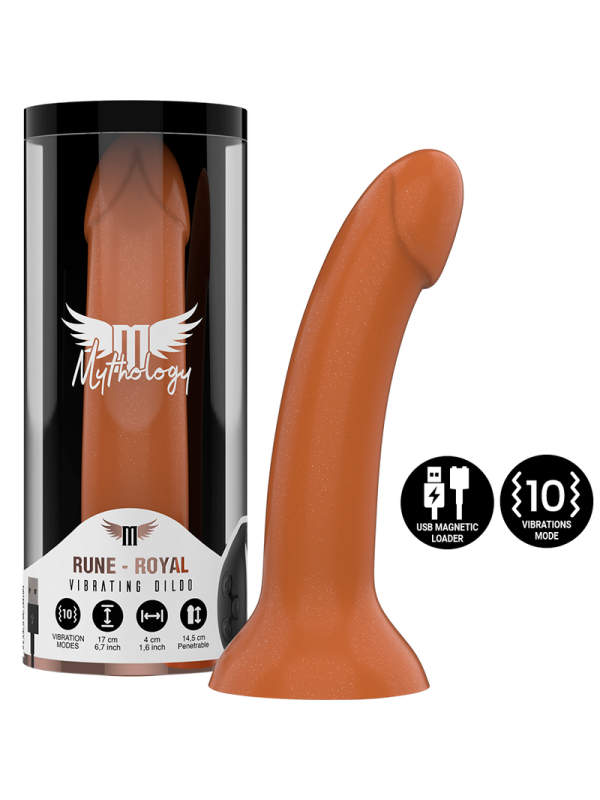 MYTHOLOGY - RUNE ROYAL DILDO M - VIBRATEUR WATCHME TECHNOLOGIE SANS FIL COMPATIBLE
