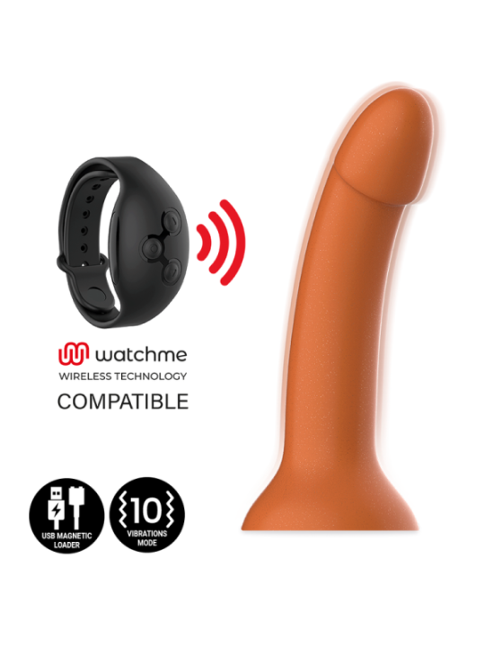 MYTHOLOGY - RUNE ROYAL DILDO M - VIBRATEUR WATCHME TECHNOLOGIE SANS FIL COMPATIBLE