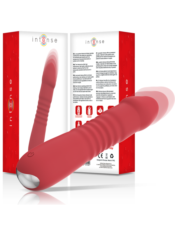 INTENSE - JUNI UP & DOWN 10 VIBRATIONS ROUGES