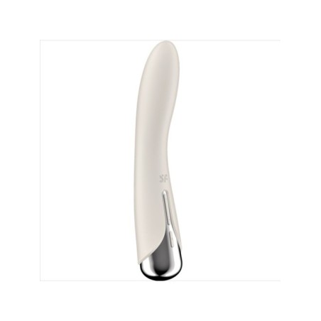 SATISFYER - VIBRATEUR ROTATEUR SPINNING VIBE 1 G-SPOT BEIGE