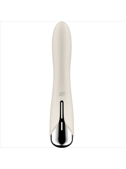 SATISFYER - VIBRATEUR ROTATEUR SPINNING VIBE 1 G-SPOT BEIGE