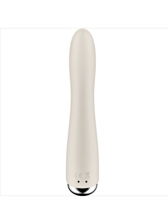 SATISFYER - VIBRATEUR ROTATEUR SPINNING VIBE 1 G-SPOT BEIGE