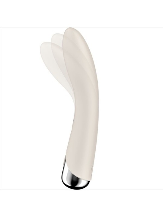 SATISFYER - VIBRATEUR ROTATEUR SPINNING VIBE 1 G-SPOT BEIGE