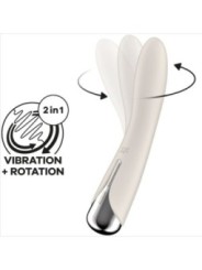SATISFYER - VIBRATEUR ROTATEUR SPINNING VIBE 1 G-SPOT BEIGE