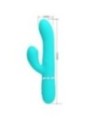 PRETTY LOVE - VIBRATEUR MULTIFONCTION G-SPOT VERT AQUA