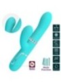PRETTY LOVE - VIBRATEUR MULTIFONCTION G-SPOT VERT AQUA