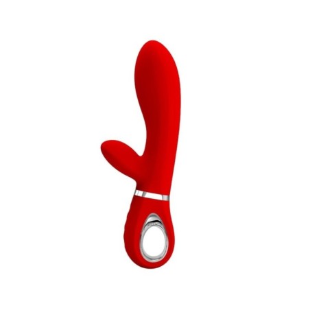PRETTY LOVE - VIBRATEUR MULTIFONCTION G-SPOT THOMAS ROUGE
