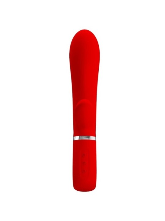 PRETTY LOVE - VIBRATEUR MULTIFONCTION G-SPOT THOMAS ROUGE