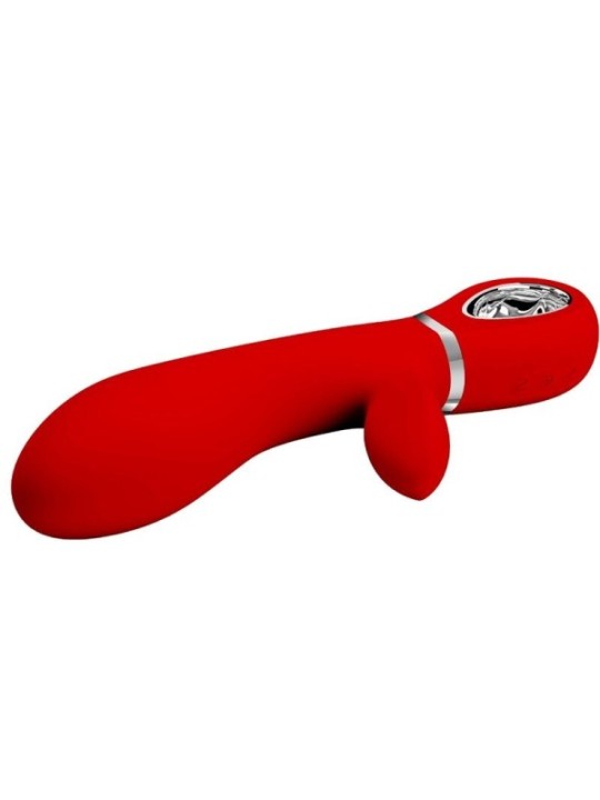 PRETTY LOVE - VIBRATEUR MULTIFONCTION G-SPOT THOMAS ROUGE