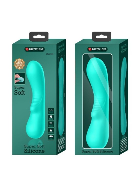 PRETTY LOVE - VIBRATEUR RECHARGEABLE PRESCOTT VERT AQUA