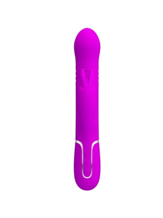 PRETTY LOVE - VIBRATEUR COALE RABBIT PERLES VIOLET