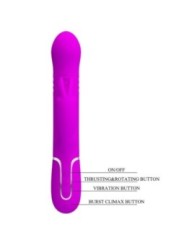 PRETTY LOVE - VIBRATEUR COALE RABBIT PERLES VIOLET
