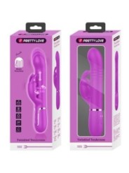 PRETTY LOVE - VIBRATEUR COALE RABBIT PERLES VIOLET