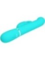 PRETTY LOVE - VIBRATEUR COALE RABBIT PERLES VERT AQUA