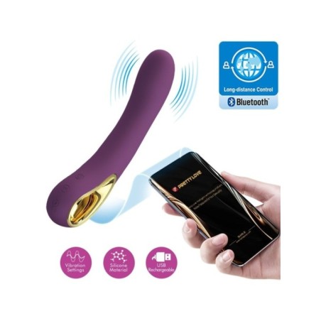 PRETTY LOVE - ETHAN VIBRATEUR RECHARGEABLE VIOLET