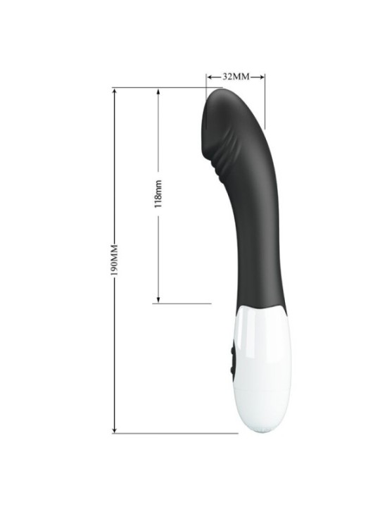 PRETTY LOVE - ELEMENTAL VIBRATEUR POINT G 30 MODES NOIR
