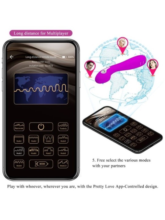 PRETTY LOVE - HECTOR ELECTROSHOCK VIBRATOR APPLICATION GRATUITE VIOLET