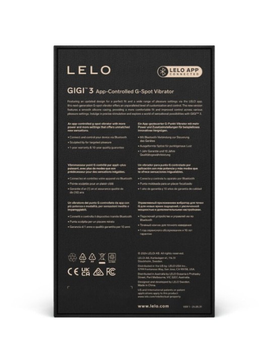 LELO - GIGI™ 3 VIBRATEUR POINT G ROSE