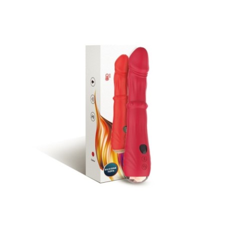 ARMONY - DILDO VIBRATEUR POINT A THERMO-RÉGLABLE ROUGE