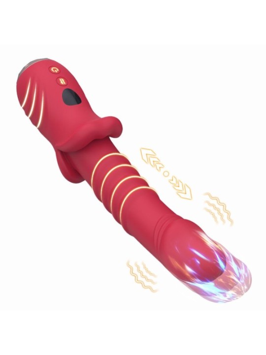 ARMONY - POINT A DILDO VIBRATEUR STIMULANT ROUGE