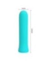 PRETTY LOVE - BLANCHE VIBRATEUR STIMULATEUR BLEU