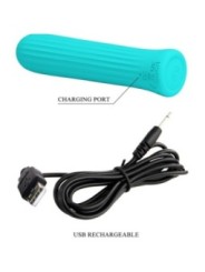 PRETTY LOVE - BLANCHE VIBRATEUR STIMULATEUR BLEU
