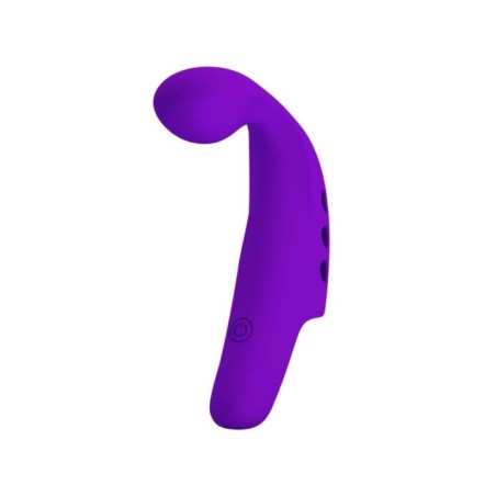 PRETTY LOVE - VIBRATEUR  DOIGT RECHARGEABLE GORGON VIOLET